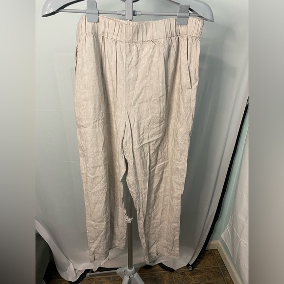 Lou & Grey linen‎ blend pants | size large - Picture 1 of 8